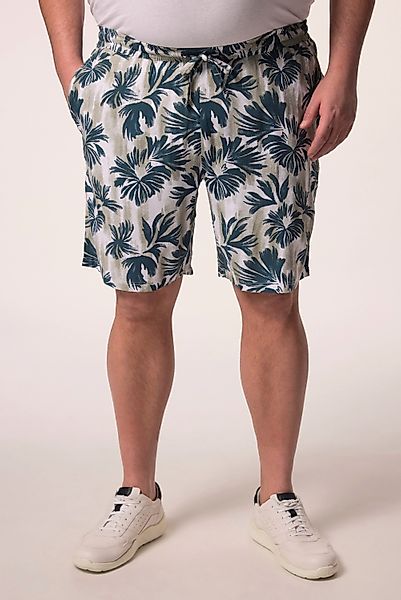 Men Plus Bermudas Men+ Viskose-Bermuda Alloverdruck günstig online kaufen