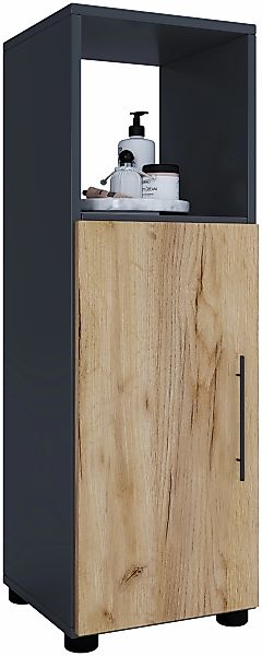 VCM Hochschrank "Holz Badmöbel Midischrank Badschrank Bad Flandu", (1 St.) günstig online kaufen