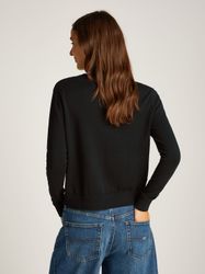 Tommy Jeans Curve V-Ausschnitt-Pullover TJW ESSENTIAL günstig online kaufen