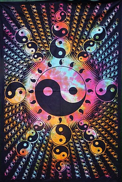 Guru-Shop Tagesdecke Boho-Style Wandbehang, indische Tagesdecke günstig online kaufen