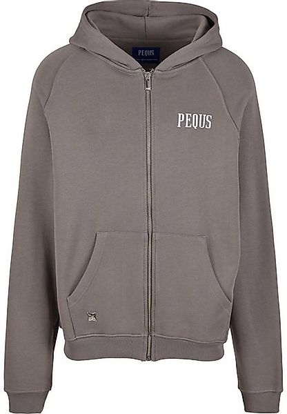 PEQUS Sweatjacke PEQUS PEQUS Back Logo Zip Hoodie günstig online kaufen