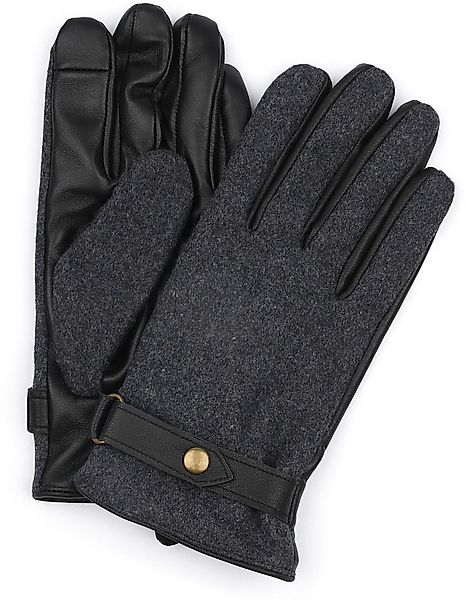 Suitable Handschuh Wool Leder Anthrazit Schwarz - Größe 10.5 günstig online kaufen