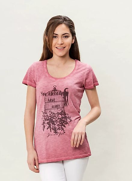 Wor-3033 Damen G.Dyed T-shirt günstig online kaufen