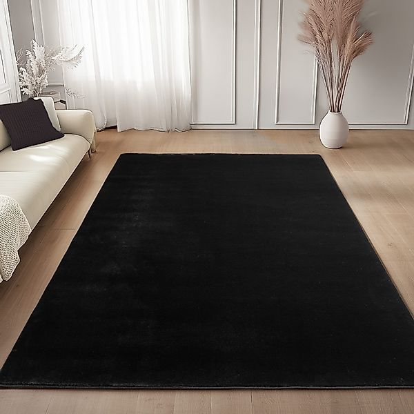 Carpettex Veloursteppich Unicolor - Einfarbig, Läufer, günstig online kaufen