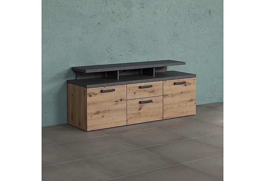 Home affaire TV-Schrank "Ambres" 1 Stk. tlg. Lowboard inklusive Aufsatz in günstig online kaufen