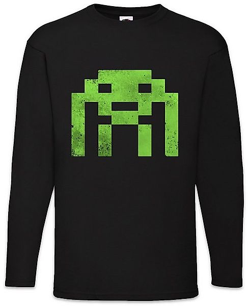 Urban Backwoods Langarmshirt Alien Invader Langarm T-Shirt Retro Gaming Gam günstig online kaufen