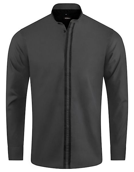 Huber Hemden Langarmhemd HU-0084 Hoher Stehkragen günstig online kaufen
