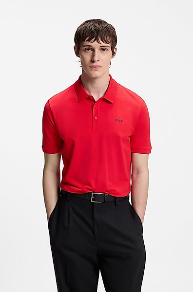 HUGO Poloshirt "Donos" Regular Fit, Baumwoll-Piqué günstig online kaufen