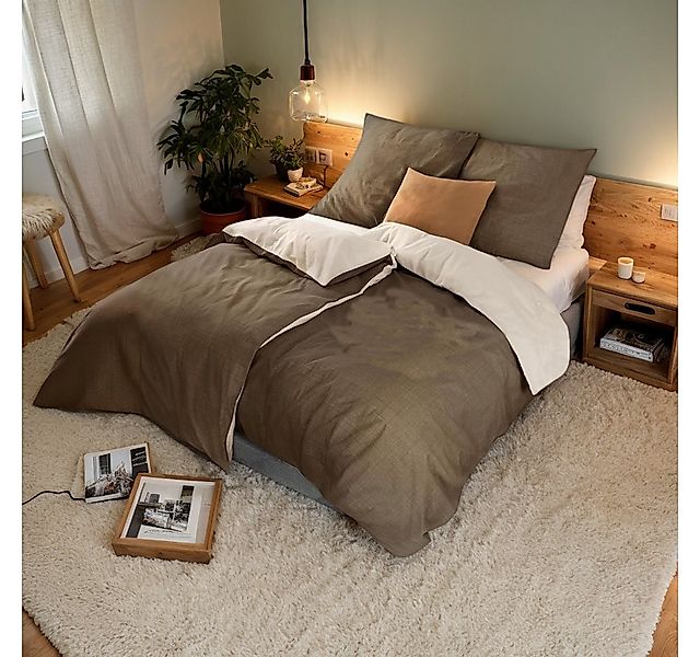 i@home Bettwäsche Wendebettwäsche aus 100% Baumwolle, 135x200 oder 155x220 günstig online kaufen