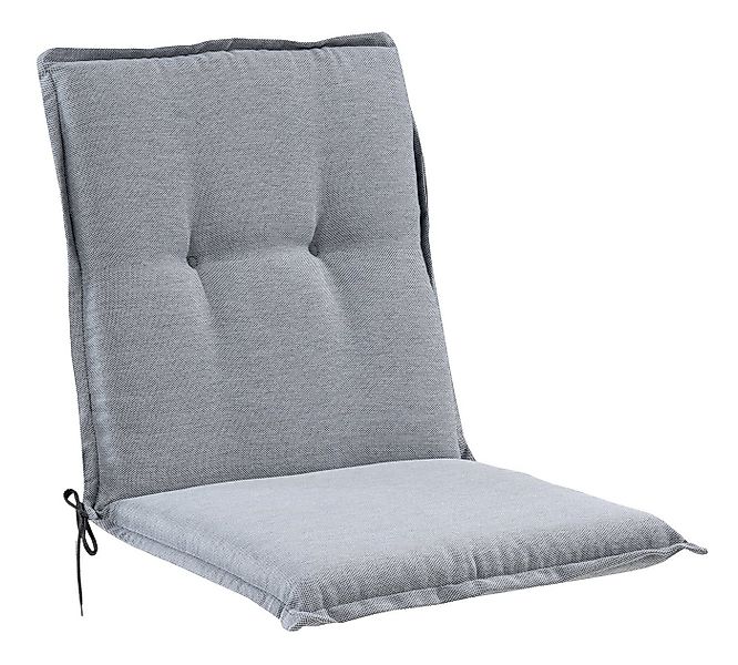 GO-DE Polsterauflage NITTKA, 50 x 100 cm, Grau, für Niederlehnstühle, (1 St günstig online kaufen