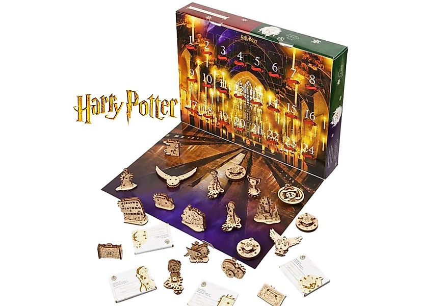 UGEARS 3D-Puzzle Ugears Harry Potter? Adventskalender 3D Puzzle, 30 Puzzlet günstig online kaufen