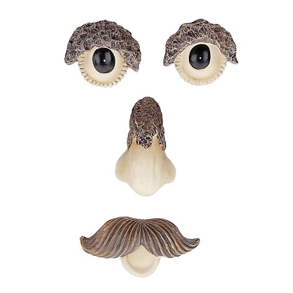 relaxdays Gartenfigur Baumgesicht 4-teilig günstig online kaufen