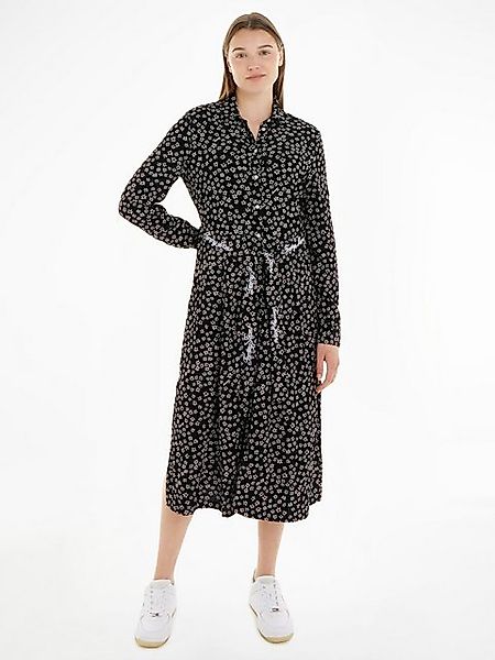 Tommy Jeans Blusenkleid TJW DITSY BELTED günstig online kaufen