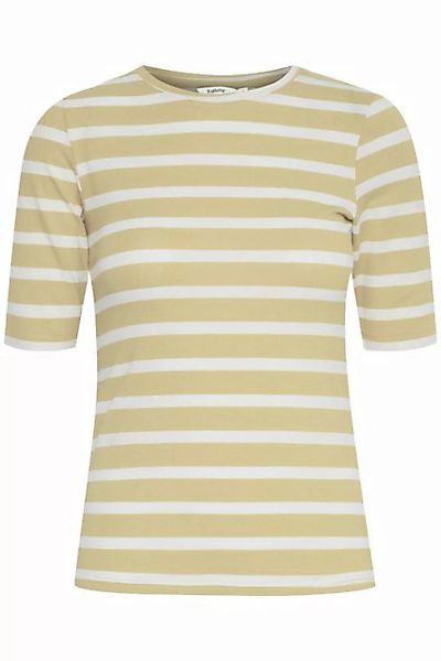 b.young T-Shirt Gestreiftes Halbarm T-Shirt BYPAMILA 5161 in Gelb günstig online kaufen