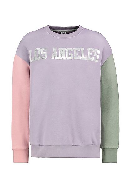 SUBLEVEL Sweatshirt Damen Pullover langarm mit Glanzprint Sweater, Sweatpul günstig online kaufen