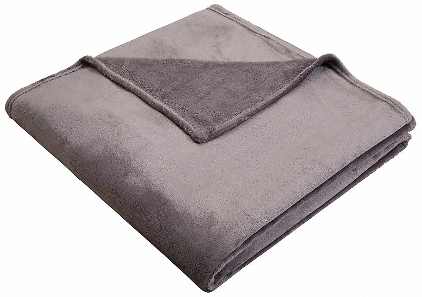 my home Wohndecke "Jil" aus super weichem Kuschelfleece, Kuscheldecke, Prem günstig online kaufen