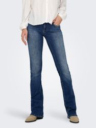 ONLY Bootcut-Jeans "ONLBLUSH – Bootcut-Jeans mit niedriger Leibhöhe und Str günstig online kaufen