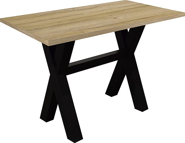 Mäusbacher Bartisch Gestell in X-Form (Breite 120, 140 oder 160 cm) günstig online kaufen