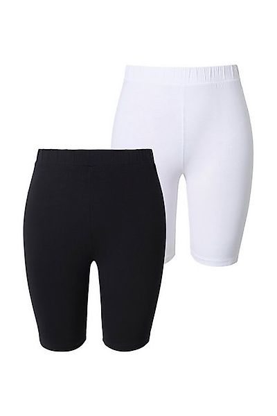 Studio Untold Leggings Radler Doppelpack schmales Bein elastischer Bund günstig online kaufen