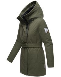 Navahoo Winterjacke "Eishauch 14" mit Kapuze Damen Winterparka mit Tailleng günstig online kaufen