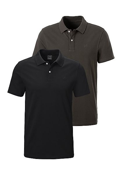 John Devin Poloshirt (2-tlg., im-2er-Pack) mit dezenter- hochwertiger Logos günstig online kaufen