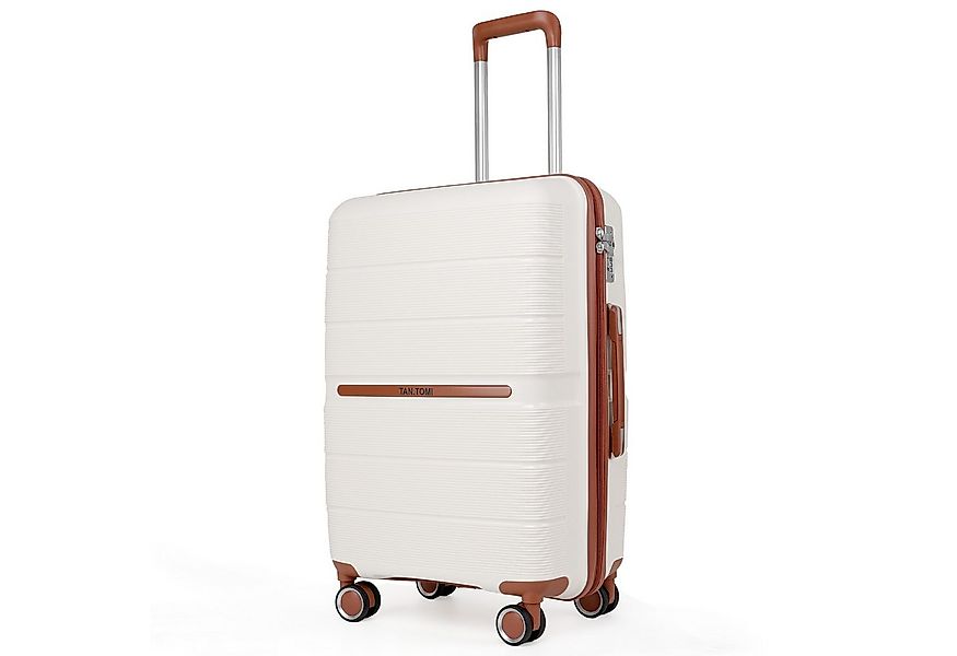 TAN.TOMI Handgepäckkoffer Reisekoffer Mittelgroß Koffer Trolleys Hartschale günstig online kaufen