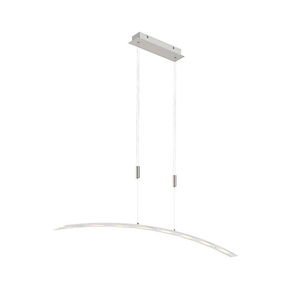 Lindby LED Manon 9621081 Modern in Alu aus Glas 1-flammig Wohnzimmerleuchte günstig online kaufen
