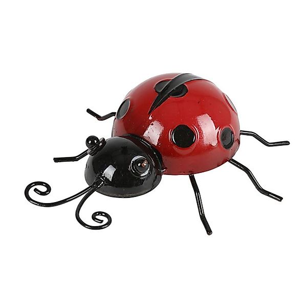 BURI Gartenfigur Deko Marienkäfer aus Metall günstig online kaufen