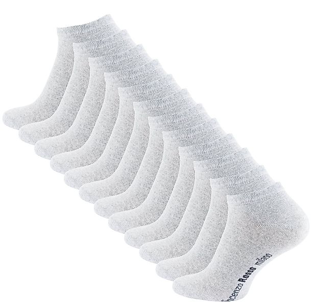 Vincenzo Rosso Sneakersocken (12-Paar) mit Softbund günstig online kaufen