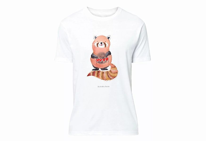 Mr. & Mrs. Panda T-Shirt Roter Panda - Weiß - Geschenk, Junggesellenabschie günstig online kaufen