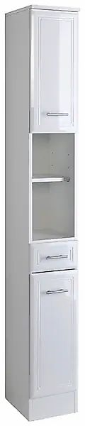 welltime Hochschrank "Neapel" Breite 25 cm, mit Hochglanzfronten und elegan günstig online kaufen