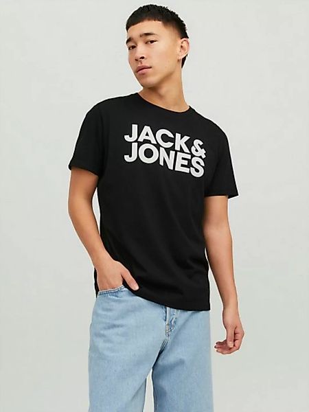 Jack & Jones Rundhalsshirt "JJECORP LOGO TEE SS", mit Logo Print günstig online kaufen