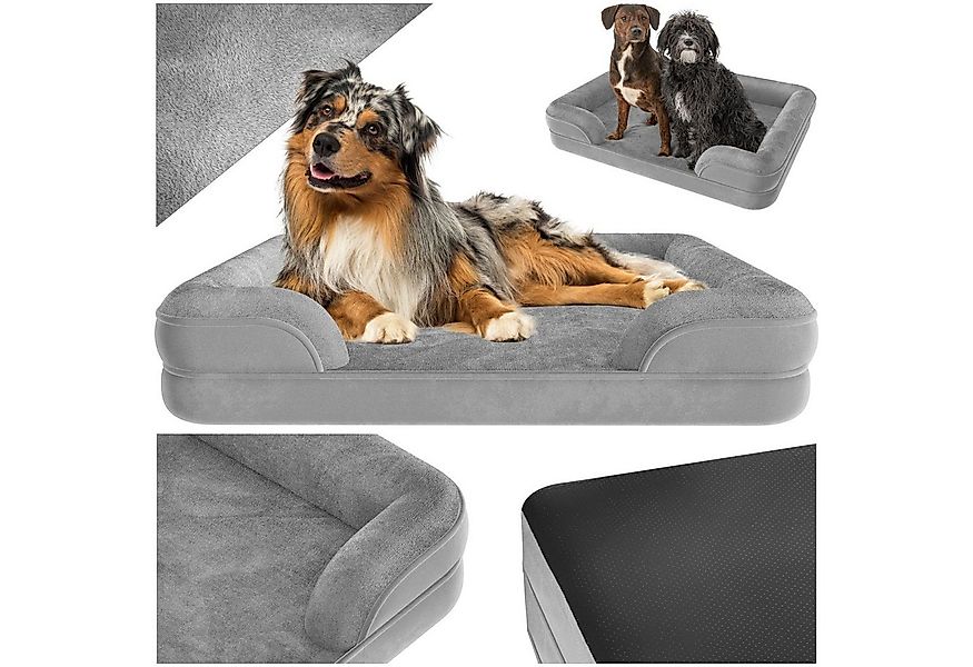 tectake Hundematte Orthopädisches Hundebett, mit abnehmbarem, wasserdichtem günstig online kaufen