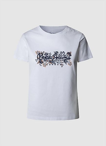Pepe Jeans T-Shirt ROSALIND mit floralem Print vorn günstig online kaufen