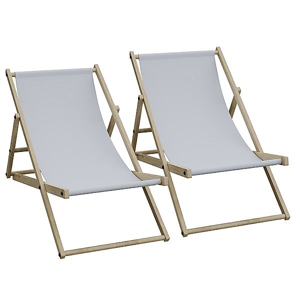 HAGO Gartenliege 2er Set Liegestuhl Doppelpack günstig online kaufen