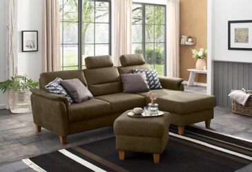 Home affaire Ecksofa "Palmera L-Form, B: 244 cm" optional Bettfunktion & Be günstig online kaufen