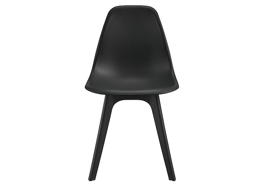 en.casa Esszimmerstuhl (2er Set), »Brevik« Kunststoff Schwarz günstig online kaufen