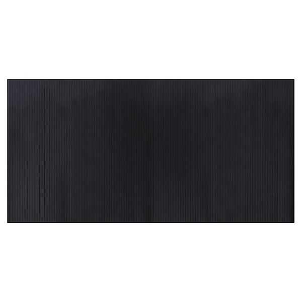 vidaXL Teppich Rechteckig Schwarz 100x200 cm Bambus 376804 günstig online kaufen