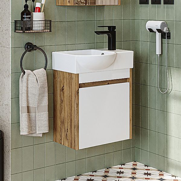 Roomart Badmöbel-Set LEO, (Badmöbelset Unterschrank mit günstig online kaufen