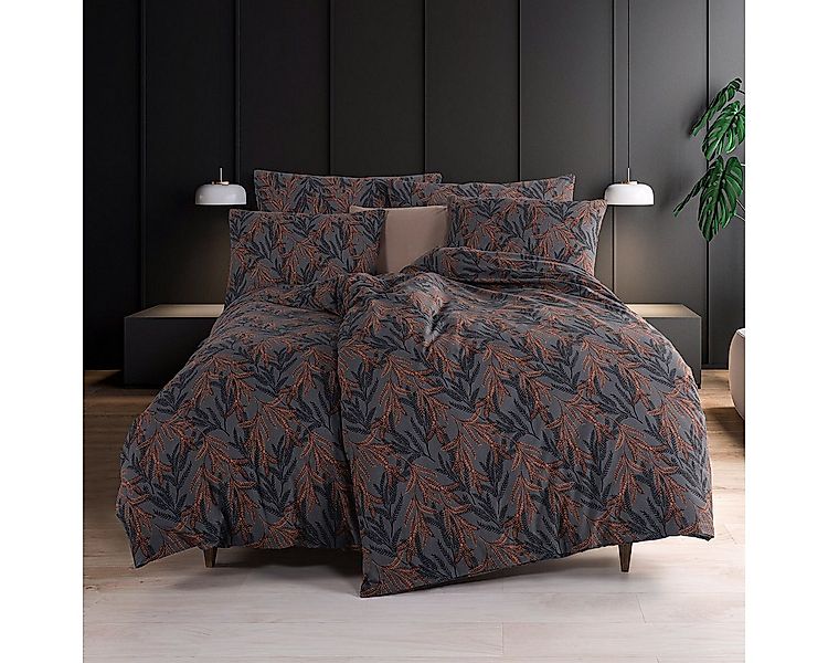TRAUMSCHLAF Bettwäsche Midnight, Renforce, 2 teilig, florales Design auf 10 günstig online kaufen
