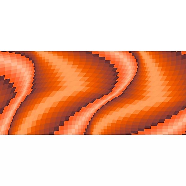 Fototapete  3D Abstrakt Modern Orange Rot  6,00m x 2,50m FSC® günstig online kaufen