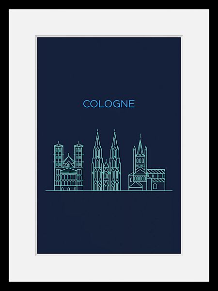 queence Bild "Cologne Sightseeing", Städte, (1 St.) günstig online kaufen