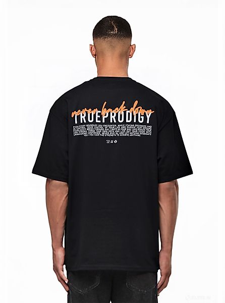 trueprodigy Oversize-Shirt Lior Logoprint Rundhals dicker günstig online kaufen