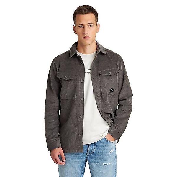 CHASIN' Henleyshirt Stryke Cord Shirt,grau günstig online kaufen