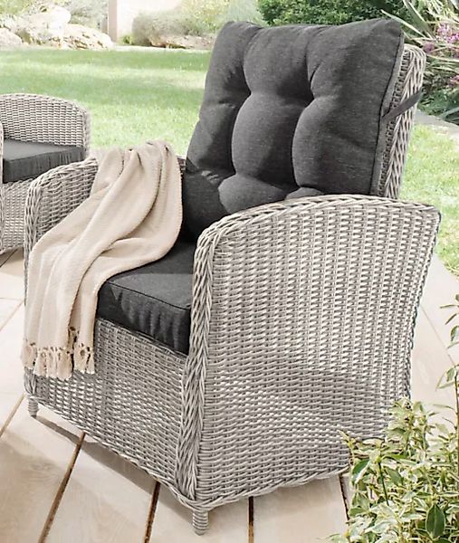 Destiny Loungesessel MERANO, Aluminium, Polyrattan, inkl. günstig online kaufen