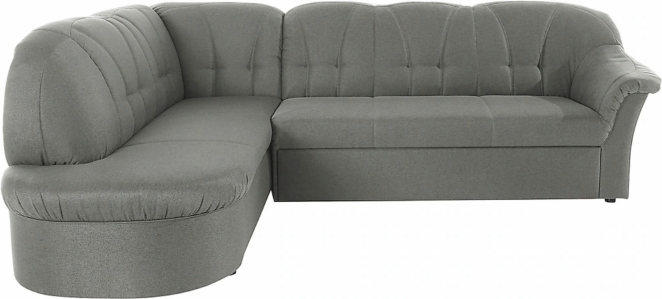 DOMO collection Ecksofa "Pegnitz, zeitlose und elegante Rückensteppung, Bre günstig online kaufen