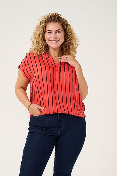 KAFFE Curve Kurzarmbluse Ärmellose Bluse KCsida Große Größen günstig online kaufen