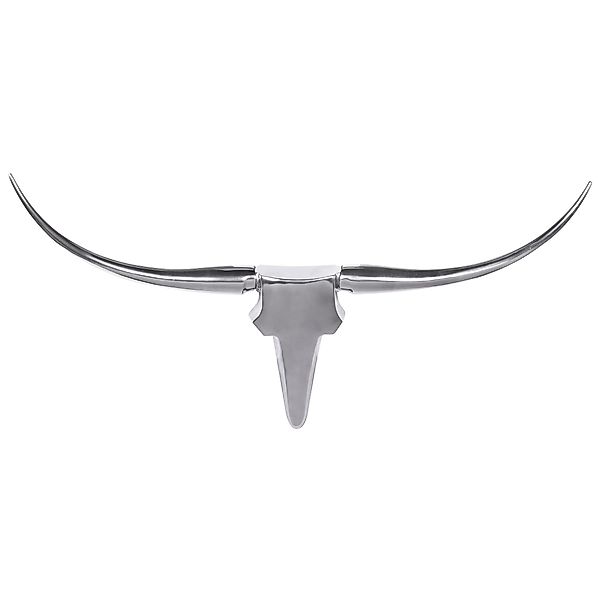 FINEBUY Wanddekoobjekt FB37875 (Deko Hirschgeweih Aluminium günstig online kaufen