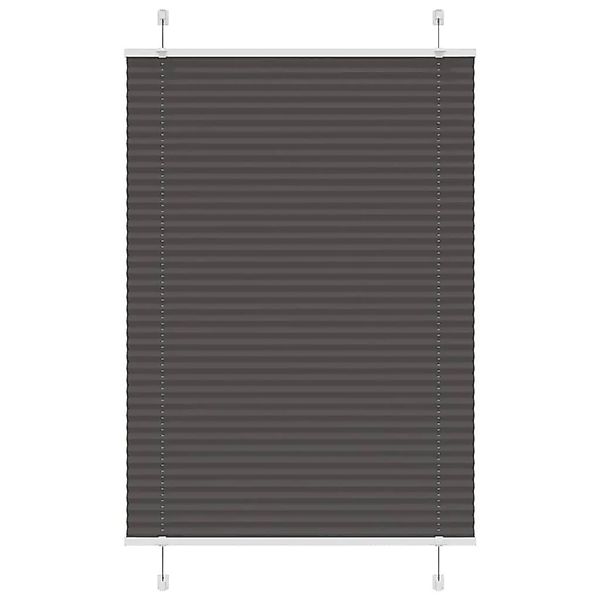 vidaXL Plissee Schwarz 95x150 cm Stoffbreite 94,4 cm Polyester 4015142 günstig online kaufen