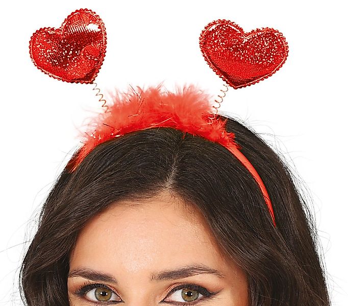 Fiestas Guirca Kostüm, Herz Karneval Stirnband Funken Tiere Hochzeit Glitze günstig online kaufen